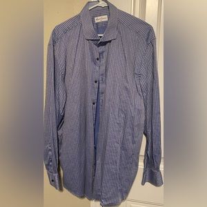 Robert Graham Button Up  Long Sleeve Men’s Size 46/18 -XL EUC